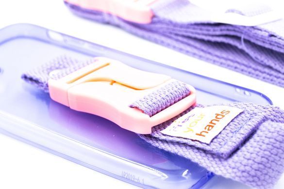 Чохол Handfree для iPhone 11 (6.1") purple з кольоровим ремінцем
