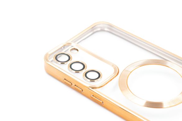 Чехол WAVE Metal Color with MagSafe для Samsung S23+ gold