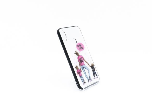 Накладка Glass+TPU girls для Xiaomi Redmi Note 7