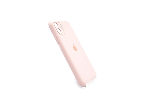 Силіконовий чохол Full Cover для iPhone 11 pink sand Full Camera