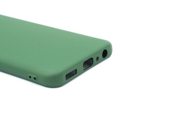 Силіконовий чохол Full Cover для Samsung A03 Core dark green Full Сamera без logo
