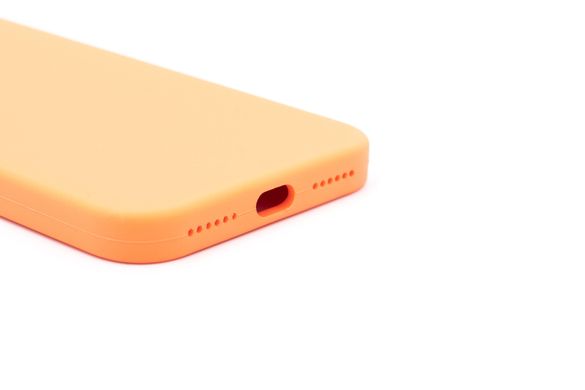 Силиконовый чехол Full Cover Square для iPhone 7/8 papaya Camera Protective