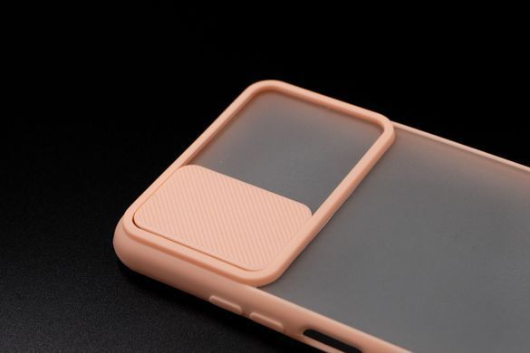 TPU чехол Camshield mate для Xiaomi Redmi Note 10/Note 10S pink шторка/защита камеры