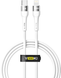 Кабель YOKI EXTRA YK-EX11 Type-C to Lightning 30W 1,2m white