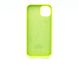 Силіконовий чохол Full Cover для iPhone 15 Plus party green