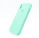 Силіконовий чохол Full Cover Square для iPhone XS Max spearmint Full Camera