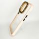 Чехол Swarovski для iPhone 15 pink sand