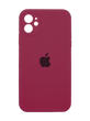Силиконовый чехол Full Cover для iPhone 11 rose red Full Camera