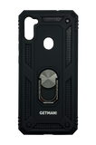 Чохол Getman Serge Ring for Magnet для Samsung A11 black протиударний