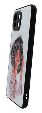 TPU+PC чехол Prisma Ladies для Xiaomi Mi 11 Lite girl in a hat Full Camera