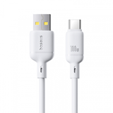 USB кабель Baseus Silky Series Type-C 100W 1m white