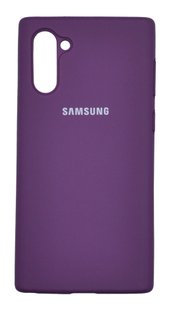 Силиконовый чехол Full Cover для Samsung Note 10 grape