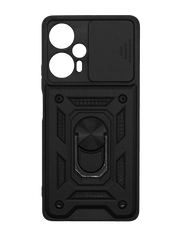 Чохол Camshield Serge Ring для Xiaomi Poco F5/Note 12 Turbo black протиударний шторка/захист камери