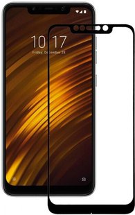 Защитное 2.5D стекло для Xiaomi Pocophone F1 f/s 0.3mm black