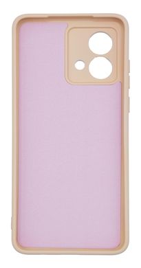 Силиконовый чехол Full Soft для Motorola G84 pink sand Full Camera