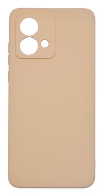 Силиконовый чехол Full Soft для Motorola G84 pink sand Full Camera