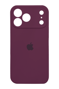 Силиконовый чехол Full Cover для iPhone 17 Pro Max rose red Full Camera