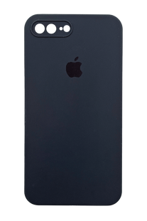 Силиконовый чехол Full Cover Square для iPhone 7+/8+ midnight blue Full Camera