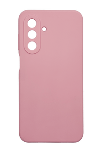 Силиконовый чехол Softy для Samsung A26 pink Full Camera с микрофиброй