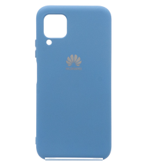 Силиконовый чехол Full Cover для Huawei P40 Lite navy blue my color