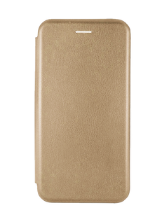 Чехол книжка Original кожа для Huawei P40 Lite gold