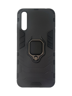 Чехол Transformer Ring for Magnet для Huawei Y8p 2020 black противоударный