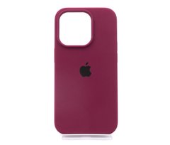 Силіконовий чохол Full Cover для iPhone 14 Pro maroon