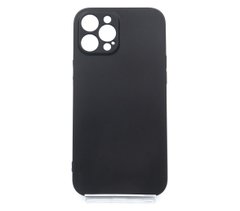Силіконовий чохол Soft Feel для iPhone 12 Pro Max Epik Black TPU Full camera