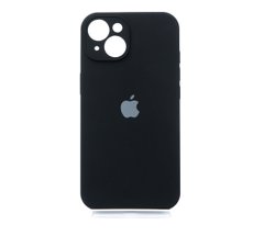 Силіконовий чохол Full Cover для iPhone 14 black Full Camera