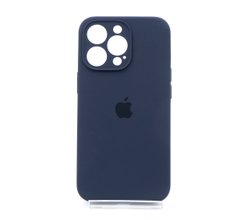 Силіконовий чохол Full Cover для iPhone 13 Pro midnight blue Full Camera