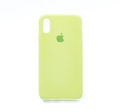 Силіконовий чохол Full Cover для iPhone X/XS green(1)