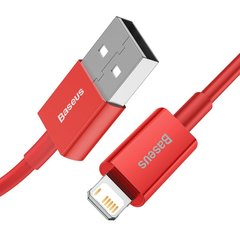 USB кабель Baseus CALYS-A09 Supenor Series Fast Charging Lightning 2.4A 1m red