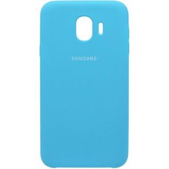 Силиконовый чехол Silicone Cover для Samsung J4-2018 midnight blue