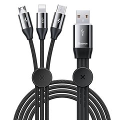 USB кабель Baseus Car Co-Sharing 3- in-1 3.5A 1m black