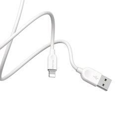 USB кабель Borofone BX14 LinkJet Lightning 2.4A/2m white