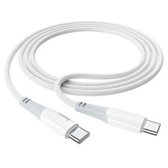 USB кабель Hoco X70 Ferry Type-C to Type-C 60W 1m white