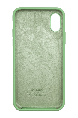 Силиконовый чехол Full Cover для iPhone XS Max mint