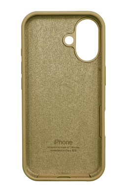 Силиконовый чехол Full Cover для iPhone 17 gold