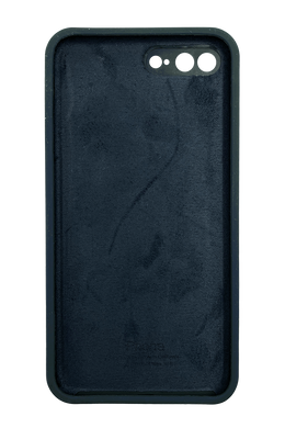 Силиконовый чехол Full Cover Square для iPhone 7+/8+ midnight blue Full Camera