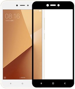 Защитное 2.5D стекло для Xiaomi Redmi Note 4 black