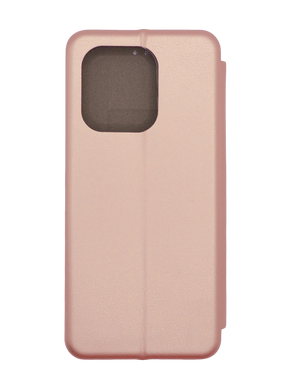 Чехол книжка Original кожа для Xiaomi Redmi Note 13 4G rose gold (4you)