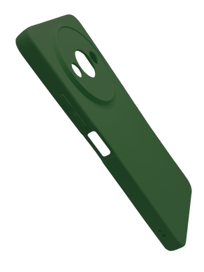 Силиконовый чехол Full Cover для Xiaomi Redmi A3 dark green Full camera без logo