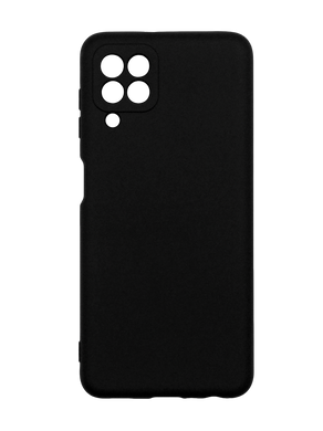 Силіконовий чохол SMTT для Samsung A22 black Full Camera з мікрофіброю