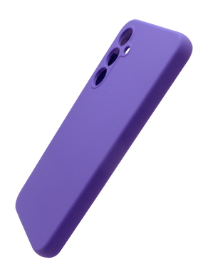 Силиконовый чехол WAVE Full Cover для Samsung A35 dark purple Full Camera