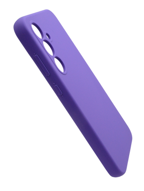 Силиконовый чехол WAVE Full Cover для Samsung A35 dark purple Full Camera