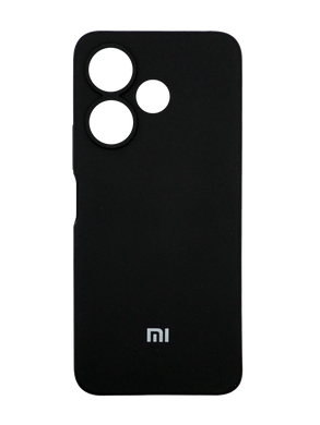 Силіконовий чохол Full Cover для Xiaomi Redmi 13 4G/Poco M6 black (AAA) без logo