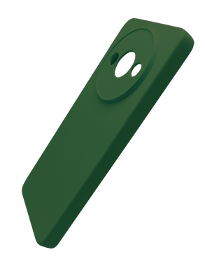 Силиконовый чехол Full Cover для Xiaomi Redmi A3 dark green Full camera без logo