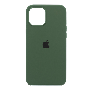 Силіконовий чохол Full Cover для iPhone 12 Pro Max dark green