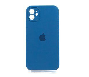 Силиконовый чехол Full Cover Square для iPhone 11 denim blue Full Camera