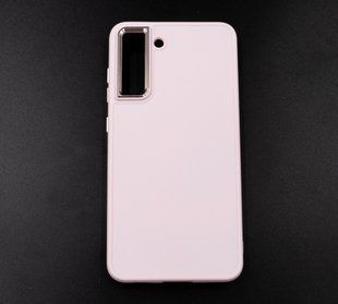 TPU чохол Bonbon Metal Style для Samsung S21 FE light pink